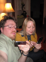 benjamin and Sara text messaging by benchilada