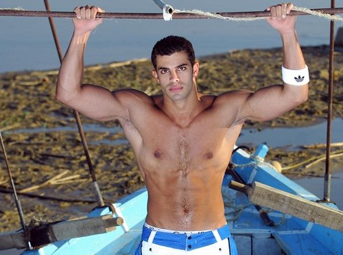 Mr. Egypt Tarek Naguib hot shirtless hunk
