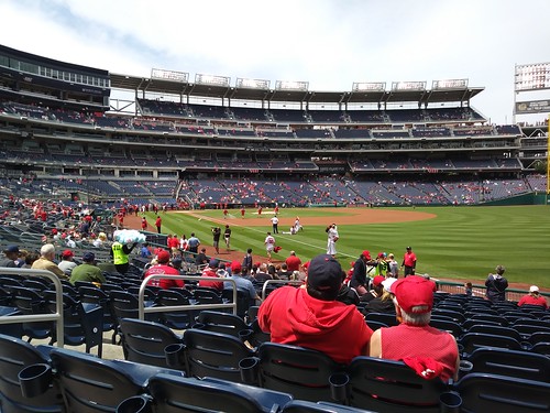 View from seats, section 136 row v ©  Michael Neubert