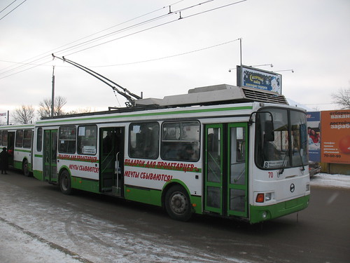Tula trolleybus 70 LiAZ-5280 build in 2006. Seen at new line operated in 2008-2015 ©  trolleway