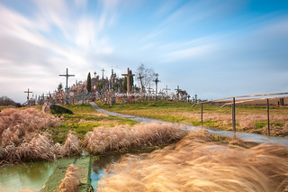 Hill of crosses near Siauliai, Lithuania, Europe.