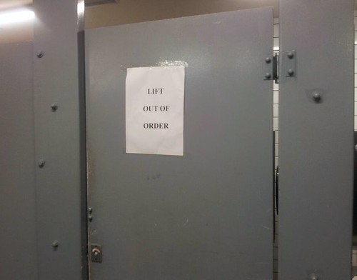 Lift out of order