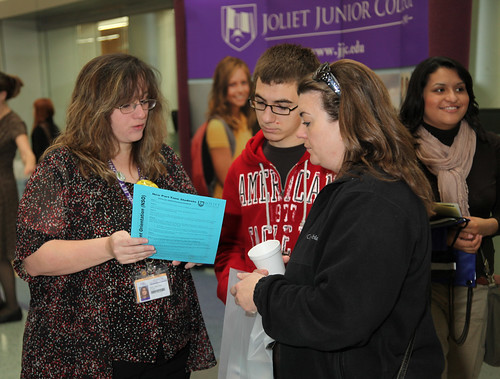 Potential students learn about Joliet Junior College at Discover JJC in 2011.