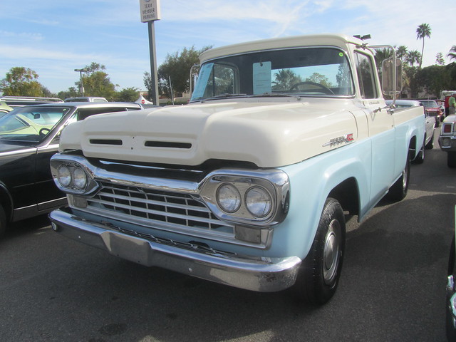 ford truck pickup f100 1960