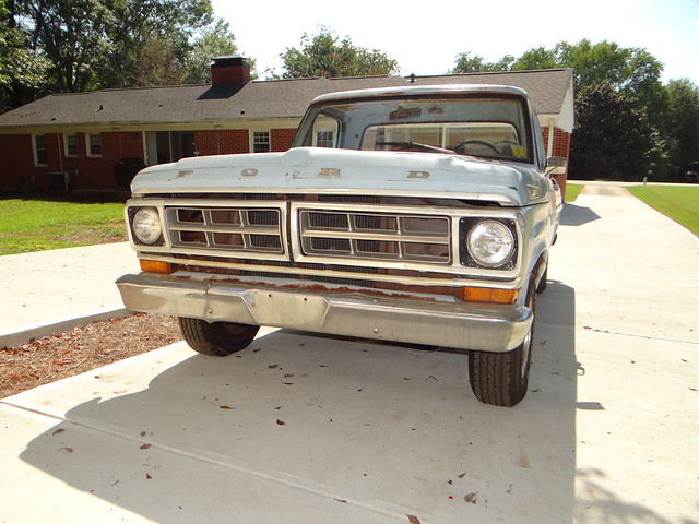 ford 1971 view f100 front custom
