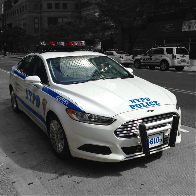 nyc car police nypd fordfusion 2013