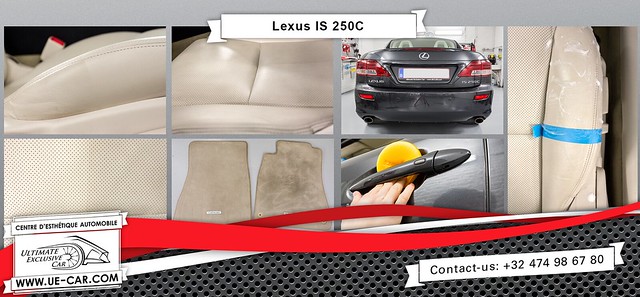 car leather automobile centre voiture carwash lexus detailing nettoyage cuir valeting desthétique
