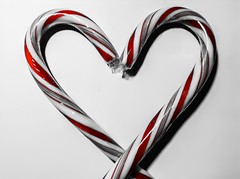 Heart shaped CandyCanes