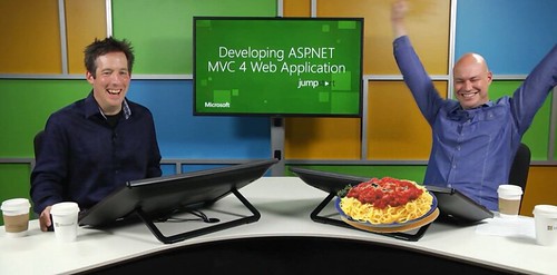 Bonus spaghetti at MVA ASP.NET MVC 4 Jump Start