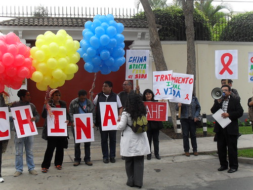 Peru: China Global Fund Protest