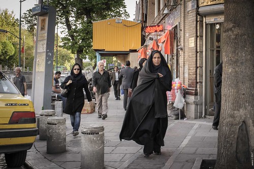 Woman on the sidewalk ©  Evgeniy Isaev