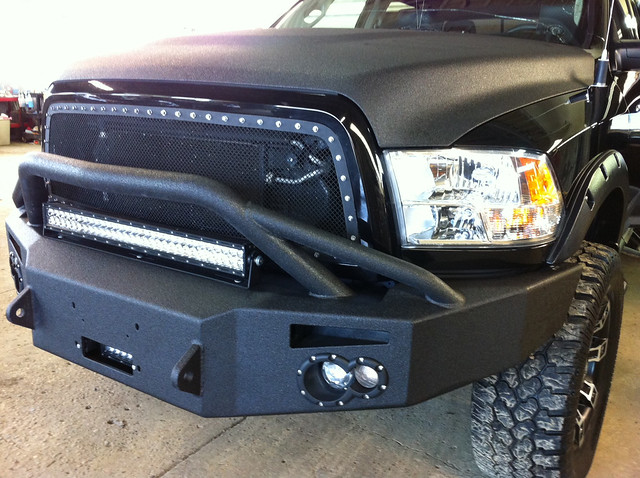 truck bumper dodge ram lifts linex lightbar rigid truckaccessories