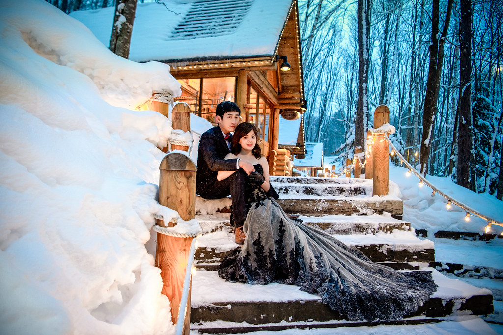 北海道雪景婚紗,北海道婚紗推薦