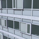 Closeup of exterior windows (Rendering)