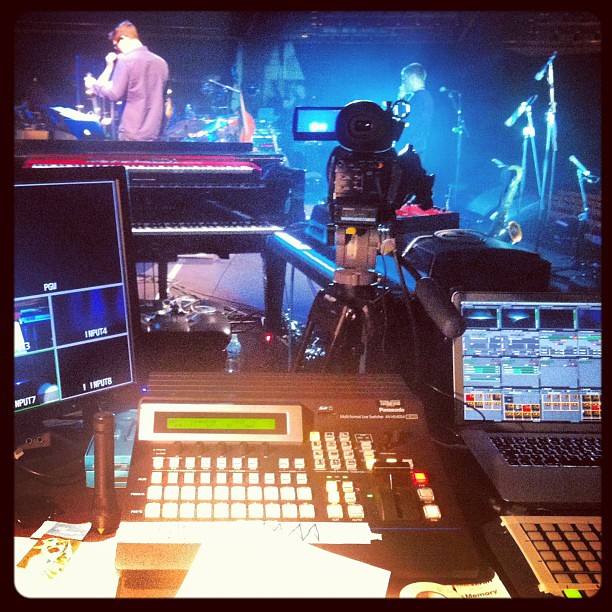 Side of stage #cinematicorchestra @sydneyoperahouse #Graphic2013