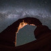 Delicate Arch and the Milky Way.