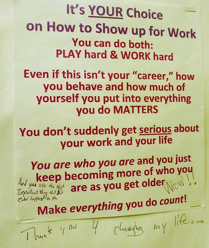 PLAY hard & WORK hard. Make everything count!