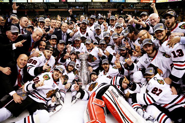 THE 2013 STANLEY CUP CHAMPIONS THE CHICAGO BLACKHAWKS