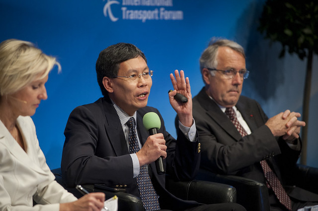 Tuck Yew Lui speaking during the Panel Session: Big Data in Transport