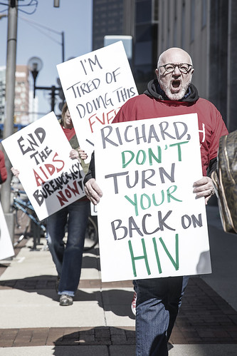 AIDS Taskforce of Greater Cleveland protests Ryan White Part B De-funding