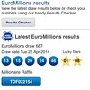 Euromillions lotto results Tuesday 22nd April 2014. Visit www.lotto-results-online.com for more information and to watch the live draw.