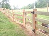 4 Board Plank Farm Fence Single Gate