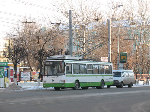 Tula trolleybus 59 LiAZ-5280 build in 2006. Seen at new line operated in 2008-2015 ©  trolleway