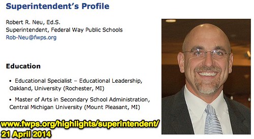 Robert R Neu: Superintendent - Federal W by Wesley Fryer, on Flickr