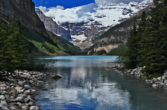 Looking Into Lake Louise