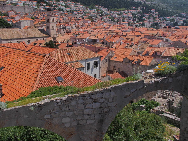 高處俯視Dubrovnik
