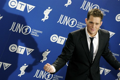 Michael Buble at the 2008 Junos, Photo by Duane Storey
