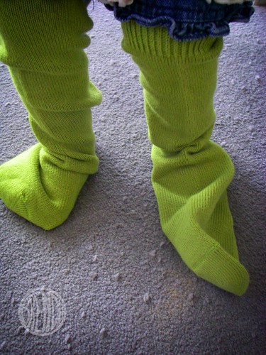 green socks!