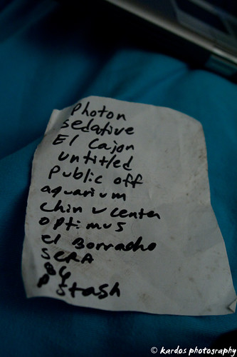 A Blood Arm's setlist, 11/8/2007
