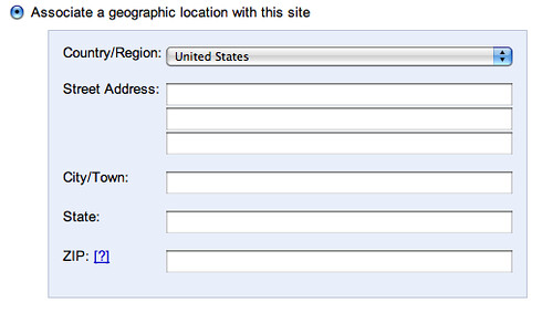 Set Geographic Target in Google