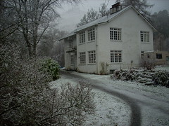 Dhanakosa in snow   community house