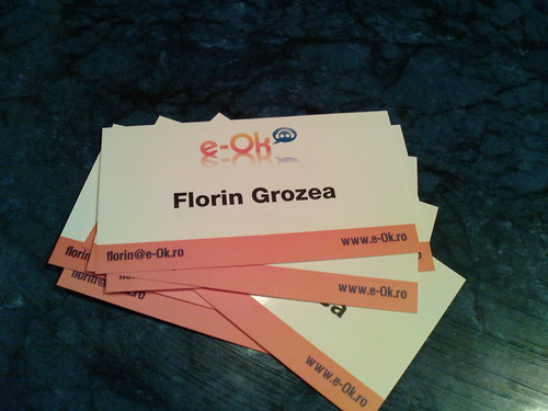 Carti vizita Florin Grozea