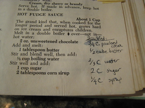 Hot Fudge Sauce recipe in the Joy of Cooking 1964 Edition