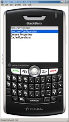 BlackBerry browser settings