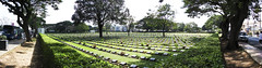 Kanchanaburi war cemetery in western Thailand