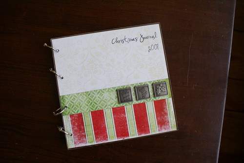 Christmas Journal Front cover