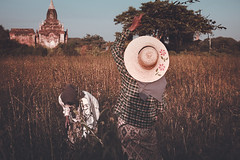 Farmers. Bagan, Myanmar