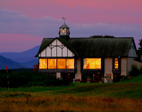 Reflected Sunrise, Royal Dornoch Clubhouse 18th October 2007
