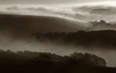 December Sunrise Over A Misty Bride Valley