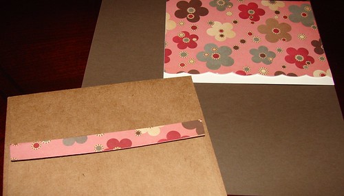 Pink Posy Card & Envelope