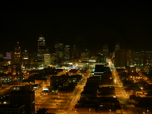 Kansas City at night