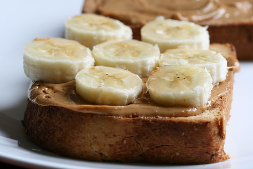 Peanut Butter, Banana and Honey Sandwich