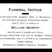Funeral Card for William MURPHY in Scammon, Kansas 1917