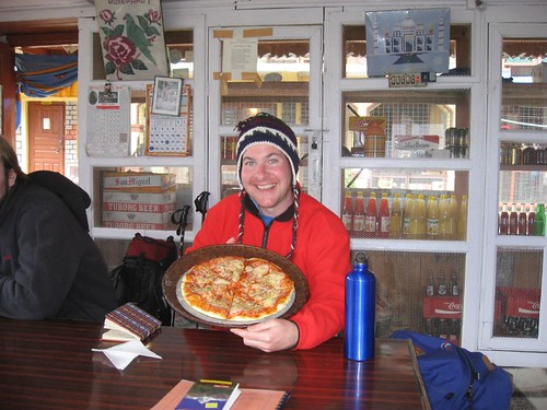 Himalaya View's pizza - best on the trail