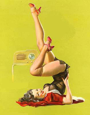 Pin up legs up 5