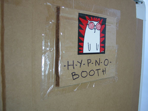 hypno booth door